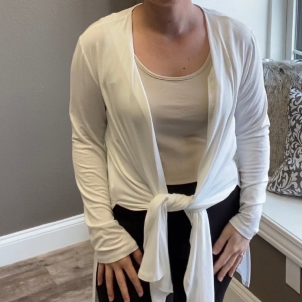 White Bamboo Cardigan